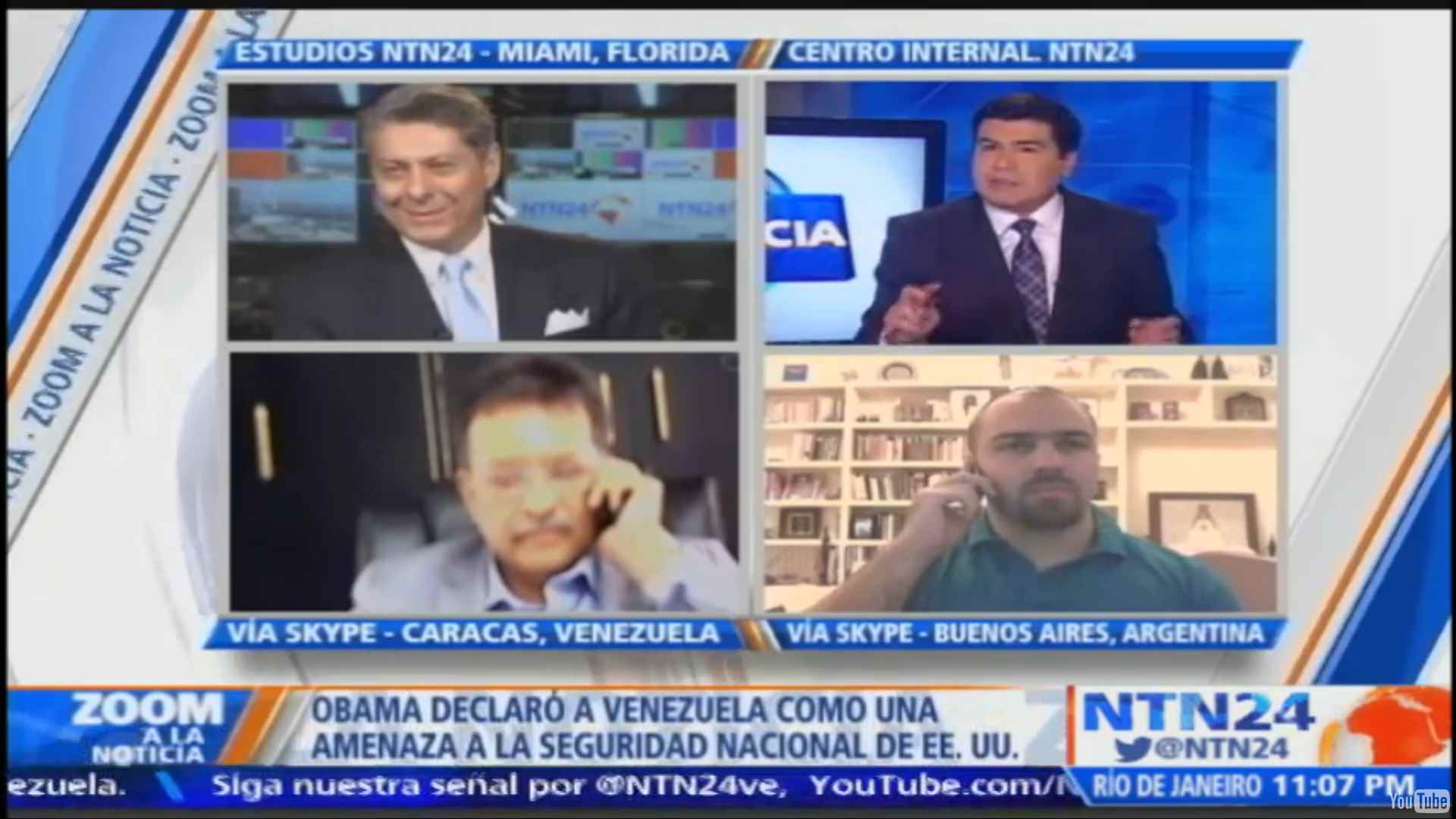Andrei Serbin Pont, Coordinador de Investigaciones de CRIES, participó en Zoom a la Noticia de NTN24 para hablar sobre Venezuela