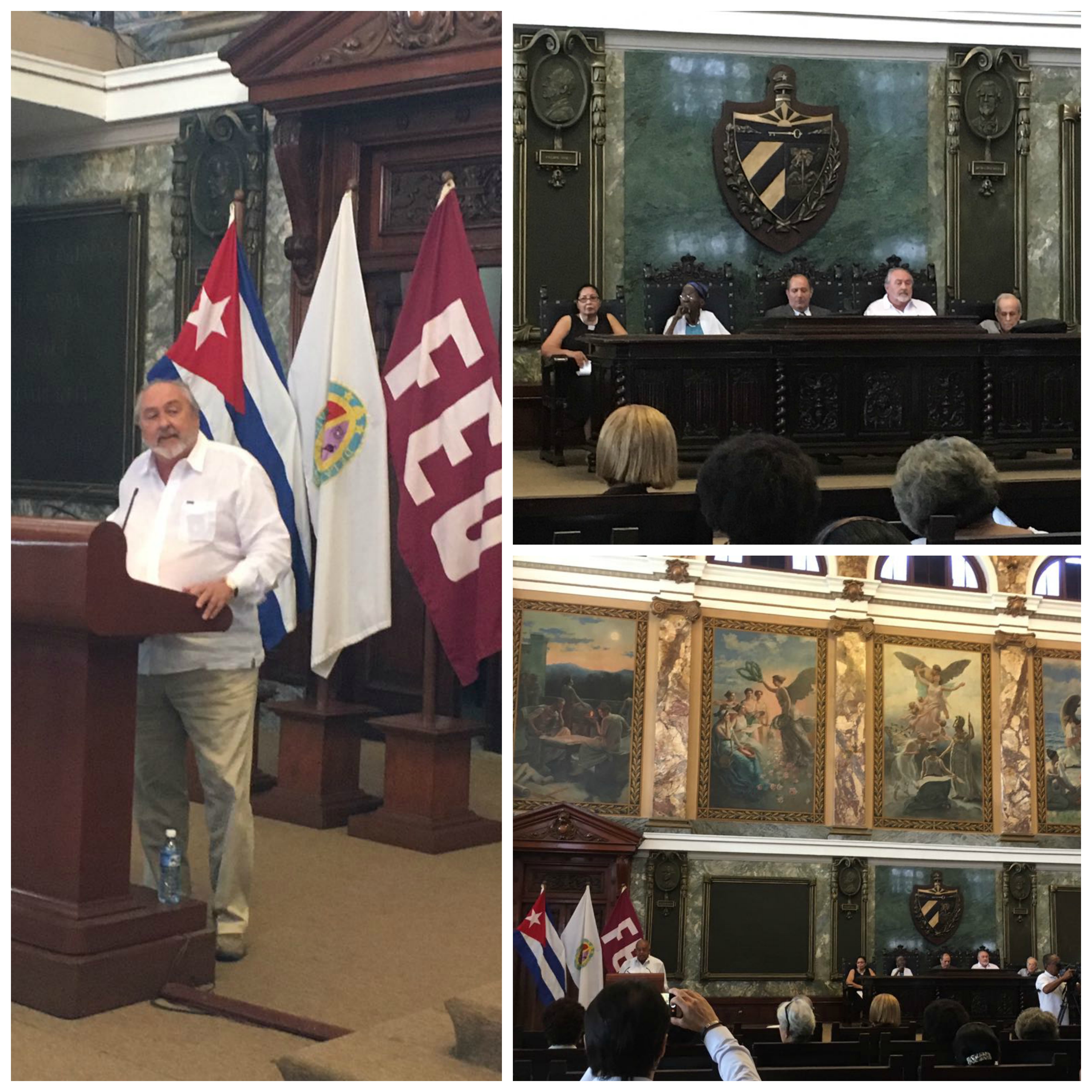 El Dr. Serbin disertó sobre las narrativas geopolíticas del Caribe en la Universidad de La Habana