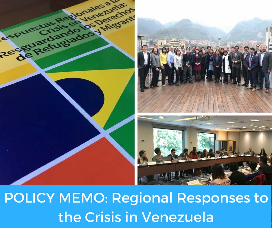 Policy Memo – Regional Responses to the Crisis in Venezuela