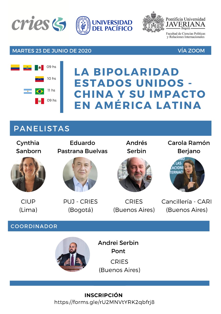 Webinar – La bipolaridad Estados Unidos – China y su impacto en América Latina
