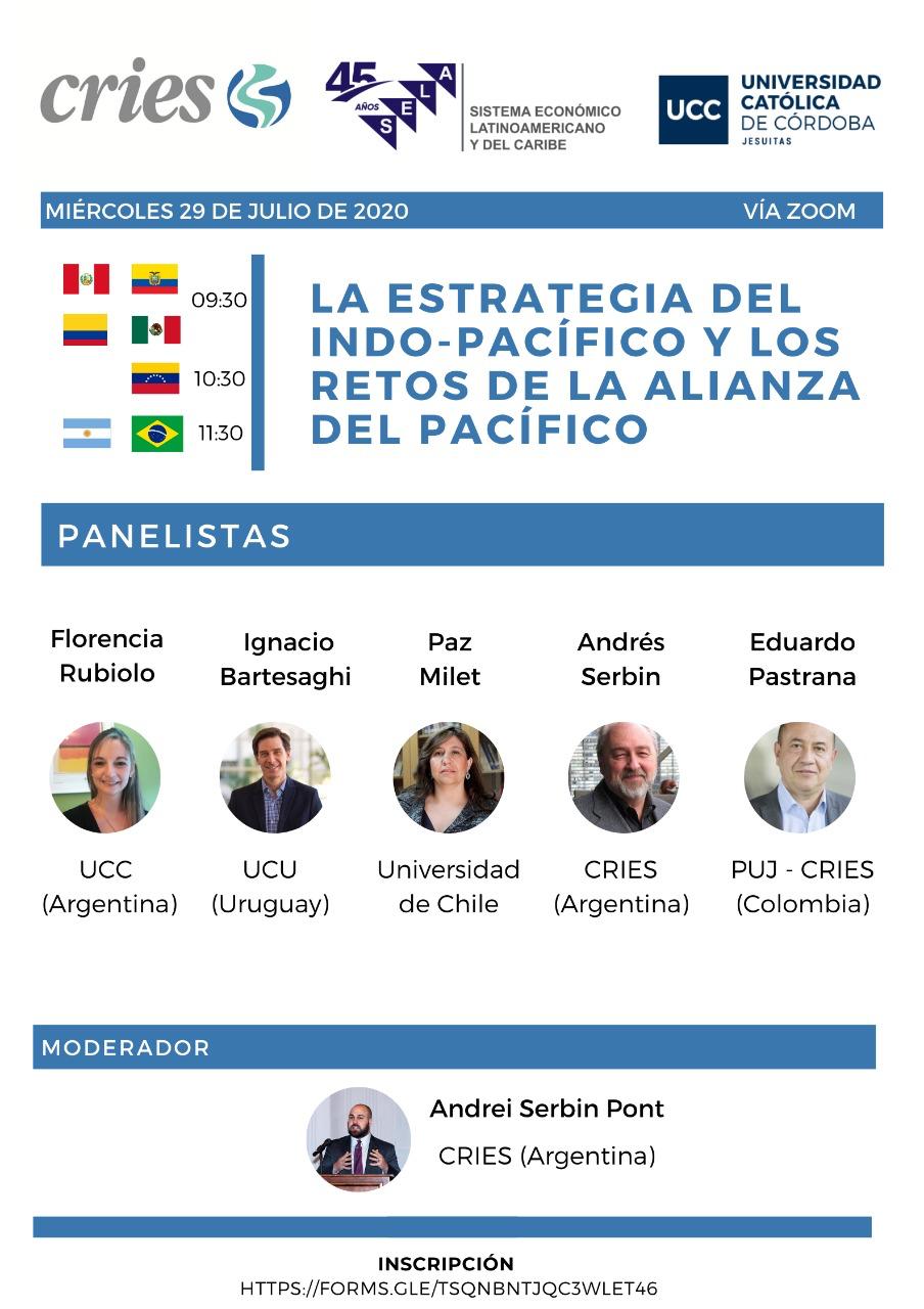 Webinar – La Estrategia del Indo-Pacífico y los Retos de la Alianza del Pacífico